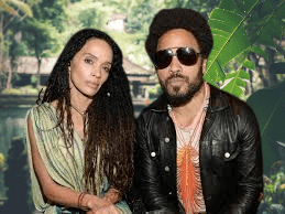 Lisa Bonet with Lenny Kravitz: